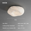 Axyaa Silk Ceiling Lamp: Irregular Shape, Dimmable, Remote Control