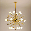 Axyaa Nordic Dandelion Pendant Light, Gold Plated Iron, Creative Living Room Lighting