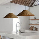 Axyaa Rattan Pendant Lights: Hand Knitted Wicker Ceiling Lamps