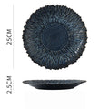 Axyaa Flower Shaped Ceramic Plate - Creative Tableware for Pasta, Dessert, and Fruit Salad