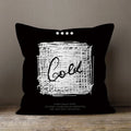 Axyaa Gold Heart Art Print Cushion Cover - Nordic Style Sofa Pillowcase