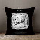 Axyaa Gold Heart Art Print Cushion Cover - Nordic Style Sofa Pillowcase