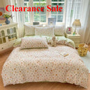 Axyaa Floral Printed Cotton Duvet Cover - Luxury Bedding with Zipper Closure