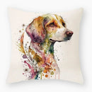 Axyaa Cute Cow Cartoon Square Cushion Cover - Simple Home Decor Pillowcase