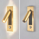 Axyaa Dimmable LED Sconce Lamps with Touch Switch, Rotation Reading Lights