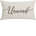 Axyaa Autumn Linen Couch Pillow Cover 30X50cm Home Decor Lumbar Cushion