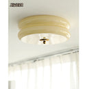 Axyaa Bauhaus Glass Ceiling Lamp, Medieval Cream Style for Living Room, Dining Room