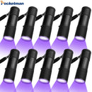 Axya UV Flashlight: 395nm Black Light 9 LED Detector Torch for Pet Stains and Bugs