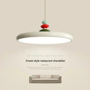 Axyaa Medieval Restaurant Pendant Light: Modern Nordic M Bean Flying Saucer Suspension Lamp
