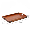 Axyaa Wooden Tea Tray: Home Brewing, Water Cup, Fruit, Kitchen Storage Tray