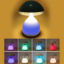 Axyaa LED Mushroom Table Lamp - Dimmable USB Charging Bud Lamp