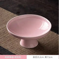 Axyaa Ceramic Dim Sum & Fruit Plate Set for Home Decor & Snacking