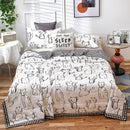 Axyaa Cotton Double Quilts: Cartoon Spring Summer Design, Soft & Comfortable, Adult Child Sizes