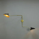 Axyaa Nordic Long Pole Wall Lamp Rotatable Warm Light for Bedroom Creative Home Decor