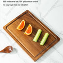 Axyaa Acacia Wood Chopping Board for Meat, Vegetables, Fruit, Cheese - Large Size