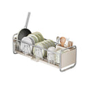 Axyaa Dish Drying Rack with Drainboard - Rust-proof Countertop Organizer