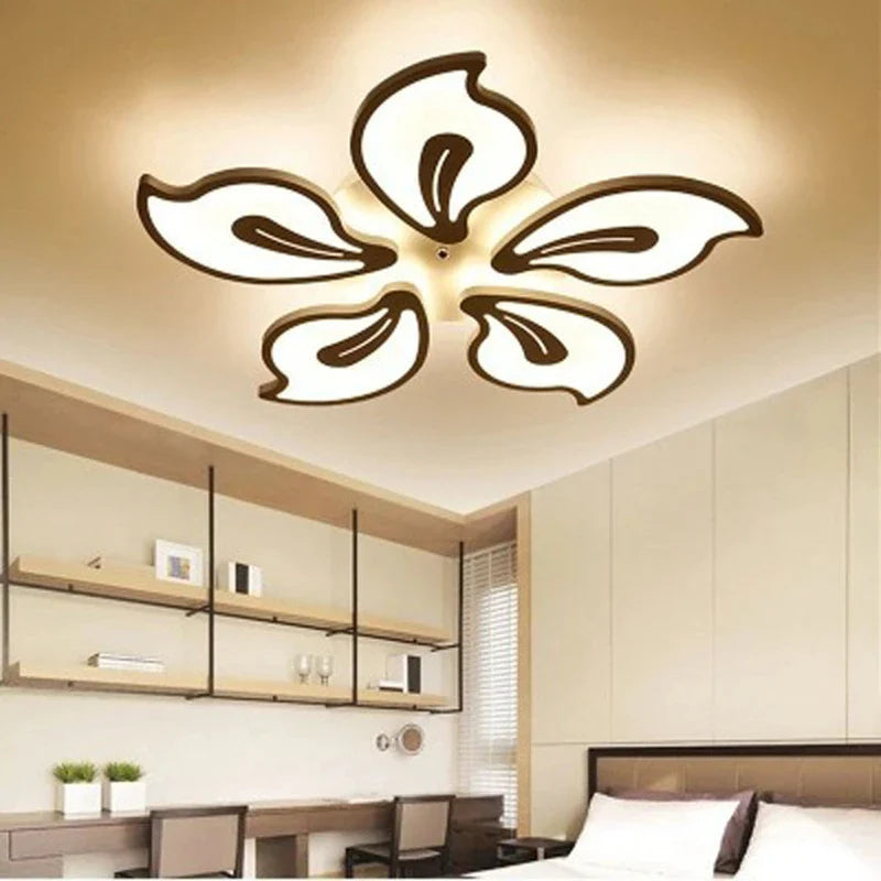 Axyaa Modern LED Ceiling Light for Living Room, Bedroom, and Study Room – Acrylic Chandelier Lamp Fixtures, AC90-260V