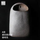 Ceramic Hanging Vase Wall Decoration Flower Pot for Japanese Flower Arrangement by Axyaa