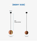 Axyaa Moon/Planet Cement Pendant Lights - Industrial Nordic Chandelier