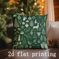 Christmas Pillowcases for Home Decor - Axyaa Pattern Cushion Cover for Sofa Bedroom Car
