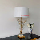 Luxury Crystal Tree Flower LED Bedside Lamp for Modern Living Room by Axyaa
