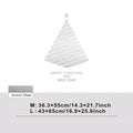 Axyaa Christmas Tree Santa Claus Wall Sticker Decoration Art Vinyl Wallpaper