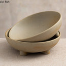 Axyaa Retro Ceramic Bowl Set for Molecular Cuisine Dining and Kitchen Serving