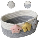 Axyaa Star Pattern Cotton Rope Storage Basket