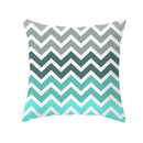 Axyaa Mint Green Geometric Animal Print Pillowcase for Home and Office Decor