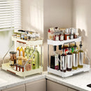 Axyaa Kitchen Storage Shelf for Seasoning Bottles: Narrow Wide Multi-Layer Organizer