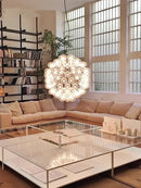 Axyaa Designer Glass Bubble Chandelier for Living Room Bar Decor Lighting