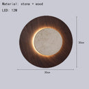 Axyaa Natural Stone LED Wall Light for Modern Home Decor