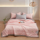 Axyaa Summer Cool Quilt | Japanese Washed Cotton | Single & Double Sizes | Lightweight