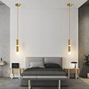 Axyaa Modern High Pendant Lamps Black Gold for Ceiling AC 220V Living Room Kitchen