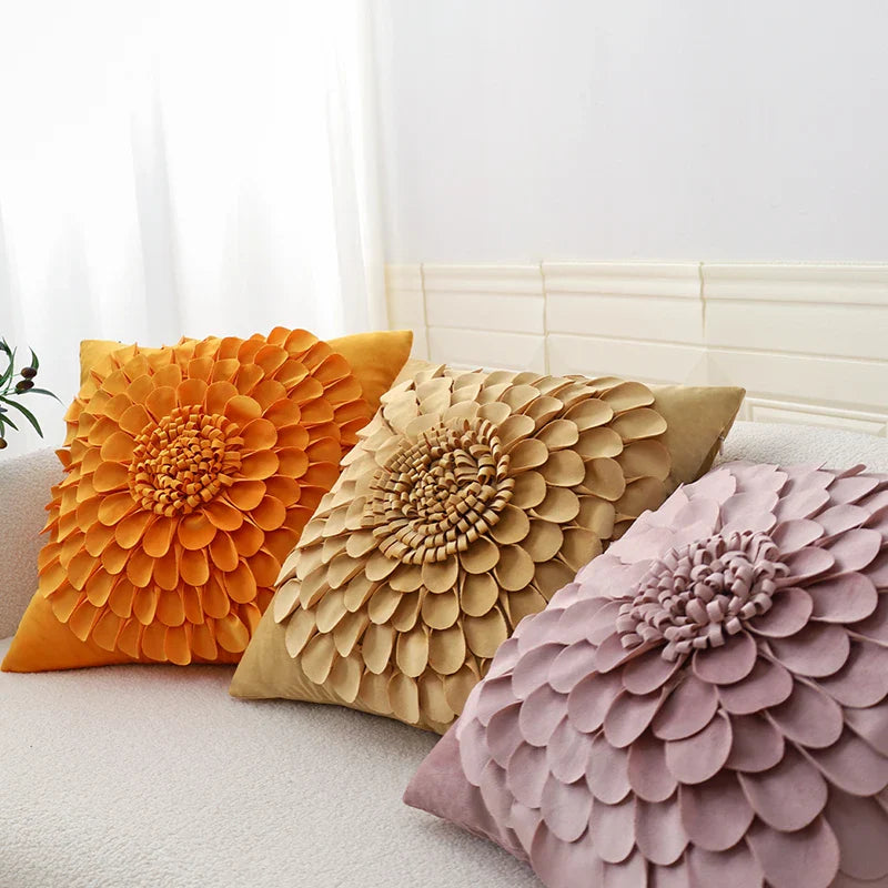Axyaa Plush Corduroy Christmas Pillow Cover for Modern Home Decor