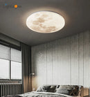 Axya Nordic Moon Ceiling Lamp | Modern Minimalist Bedroom Light