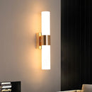 Axyaa Golden Metal Acrylic Wall Lamp for Living Room Bedroom Bathroom