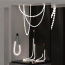 Axyaa Nordic Art Line White Bubble Suspension Pendant Lighting