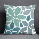 Axyaa Green Geometric Pillow Cover for Home Decor