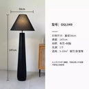 Axyaa Cream Nordic Art Mushroom Floor Lamp: Designer Fabric Lighting for Stylish Living Rooms
