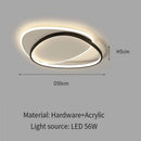 Axyaa Nordic LED Ceiling Lamp for Simple Living Room, Modern Design for Home Decor