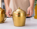 Axya Double Layer Stainless Steel Ice Bucket - Perfect for Champagne, Wine, Beer