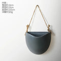 Axyaa Nordic Ceramic Flower Pendant Wall Hanging Pot- Creative & Simple Hydroponic Decor