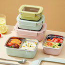 Axyaa Large Capacity Bento Lunch Box, Leak-proof Stainless Steel Food Container