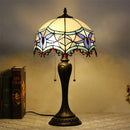 Axyaa Glass Art LED Table Lamp for Home Living Room Bedroom