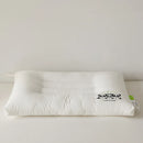 Axyaa White Cotton Sleeping Pillow for Kids and Adults, Neck Health Care Support