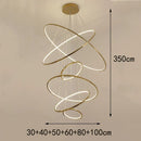 Axyaa Modern Pendant Chandelier LED Ceiling Light for Indoor Dining Room
