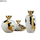 Axyaa Ceramic Vase for Nordic Style Home Decor in Living Room and Wine Cabinet