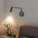 Axya Modern LED Bedside Wall Lamp Rotatable Living Room Sconce Spotlight