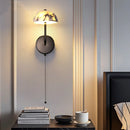 Axyaa Carbon Steel LED Wall Lamp Reading Bedside Cafe Bulgari Stone Luxury Mirror Light